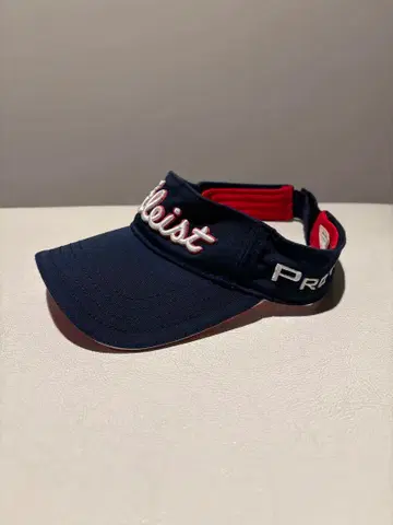 Titleist 바이저 pro v1 FJ 네이비 레드 초특가