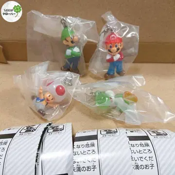 슈퍼 마리오 메지루시 액세서리 가챠 [사진 4개 세트]