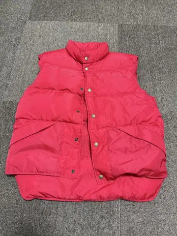 L.L.Bean 빨간색 다운 베스트 M 사이즈