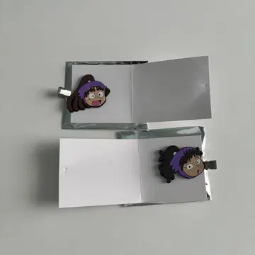닌타마 앞머리 클립 쿠쿠치 헤이스케 오하마 칸에몽 2개 세트