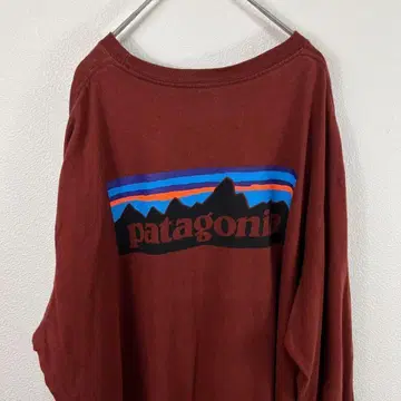 USA 구제 의류 파타고니아 patagonia 긴팔 티셔츠 크림슨