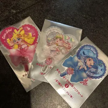 너는 아이돌 프리큐어 부채형 클리어 카드 세트