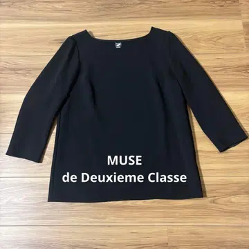 MUSE de Deuxieme Classe 블라우스 블랙