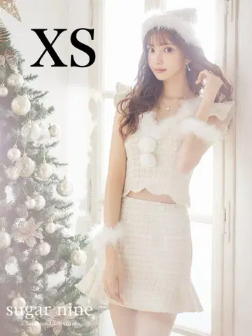 새상품급 sugar nine 트위드 드레스 크리스마스 히메카 jewels