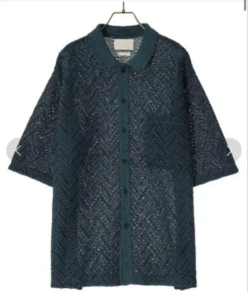 YOKE HERRINGBONE MESH SHIRT S/S