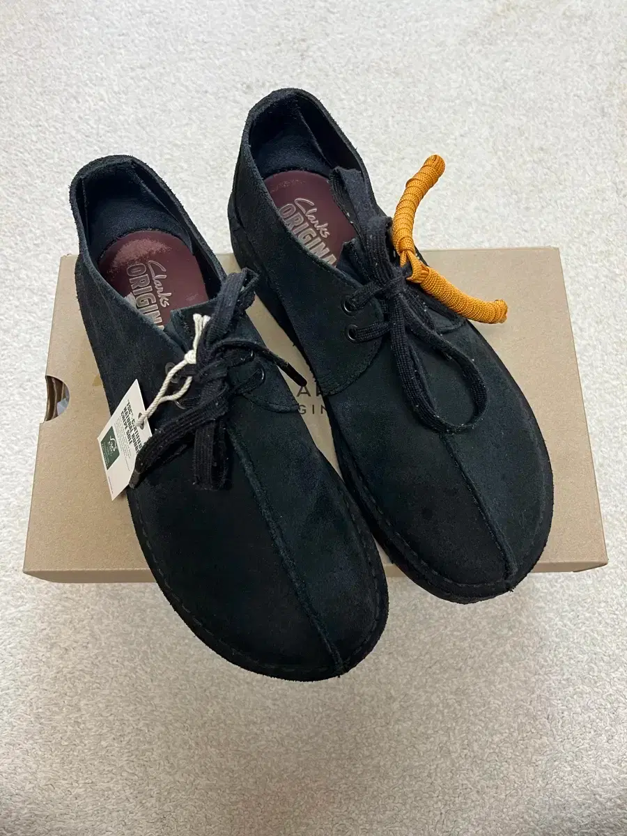 CLARKS 클락스 Clarks Desert Trek Black Suede UK7 (260) #클락스