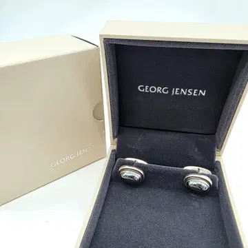 GEORG JENSEN 커프스 헤마타이트 실버925 케이스 포함