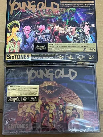 SixTONES YOUNGOLD 초회반+일반ver 세트 Blu-ray