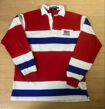 90s Polo Sport 라거 셔츠 긴팔
