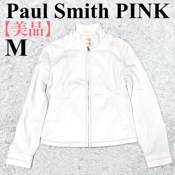 [컨디션 최상] 폴스미스 핑크 블루종 점퍼 면 옅은 핑크 M 핑크