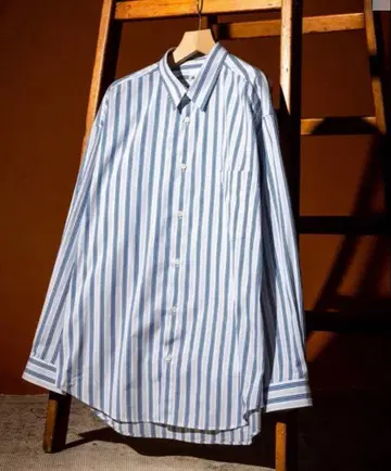 오버사이즈 레귤러 카라 셔츠 / 토마스 메이슨