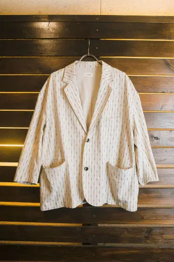 item hand writing stripe jacket Size3