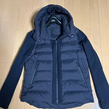 TATRAS 네이비 다운 자켓 후드 부착