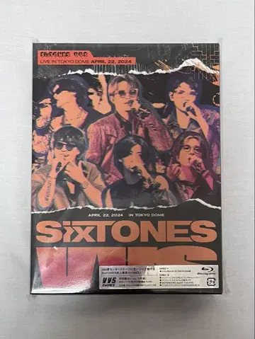SixTONES VVS 초회반 Blu-ray