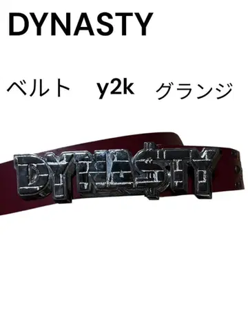 DYNASTY 다이너스티 벨트 y2k 그런지 스컬 해골 다트