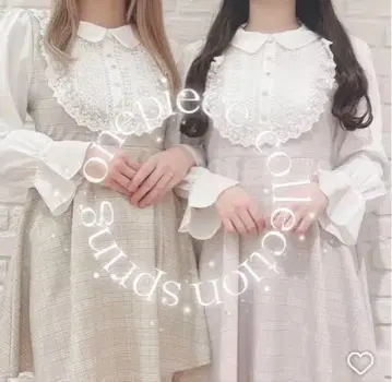 Evelyn 체크 레이스 OP