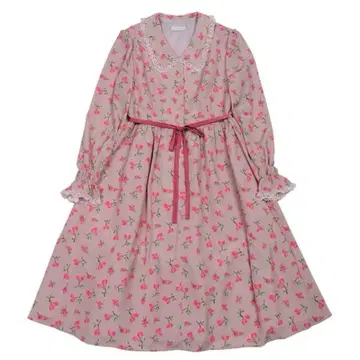 MILK 베리 루즈 dress 핑크 x 로즈베리