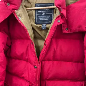 CAMP 7 다운 자켓 M 사이즈 빨간색