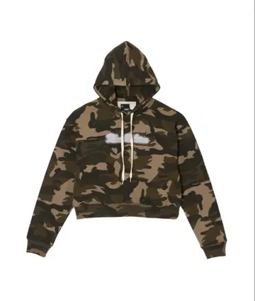 FCMM 큐빅 크롭 후디 그린 S