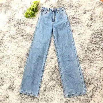Abland Jeans [ S 상당 ] 빈티지풍 라이트 블루 데님 청바지