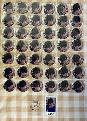 블루 록 이토시 린 캔뱃지 시부츠타 TSUTAYA 클리어 카드