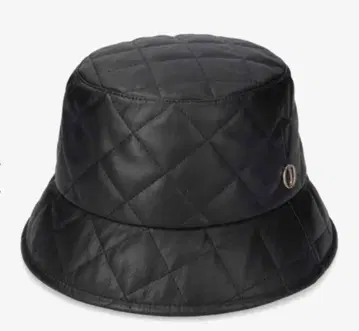 Chapeau d'O 퀼팅 버킷햇 블랙