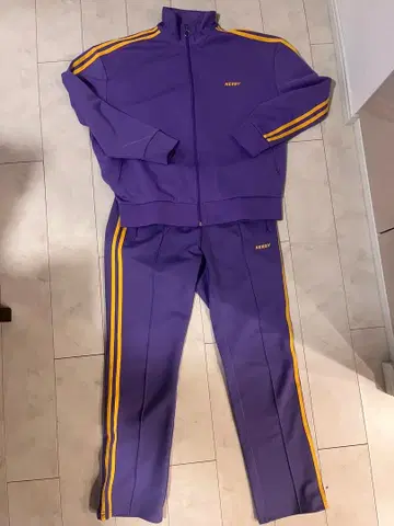 NERDY 퍼플 스트라이프 저지 세트