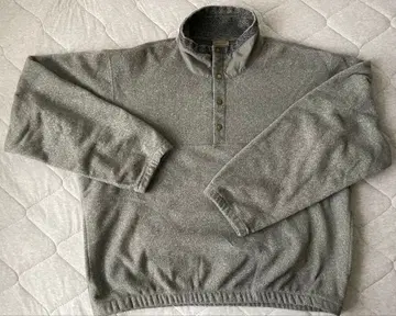 플리스 스냅 버튼 풀오버 엘엘빈 made in USA