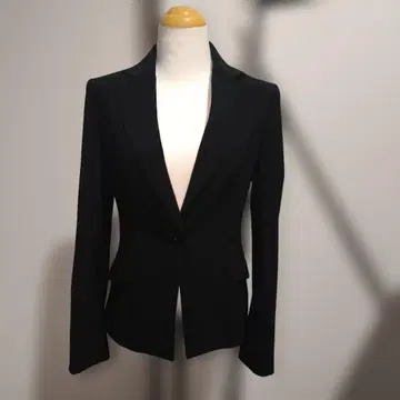 MICHEL KLEIN M 블랙 테일러드 자켓
