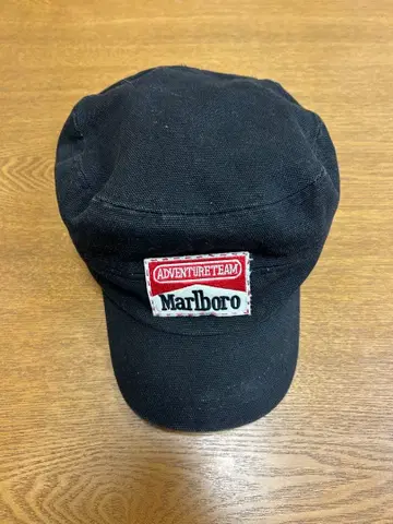 Marlboro Adventure Team 캡 블랙 90s