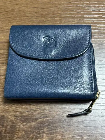 일비종떼 접이식 지갑 네이비