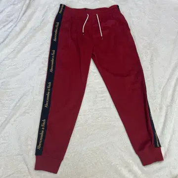 Abercrombie & Fitch 조거 팬츠 와인 레드 S 사이즈