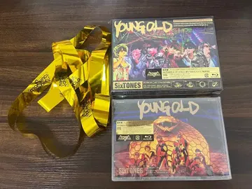 덤 포함 SixTONES YOUNGOLD 초회반+일반ver Blu-ray