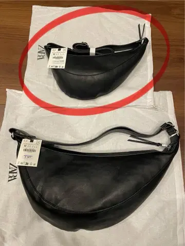 ZARA 남성용 새상품 부메랑 크로스백