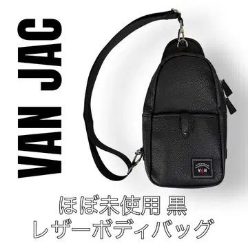 Van Jac 잭 바디백 사선 가케백 블랙