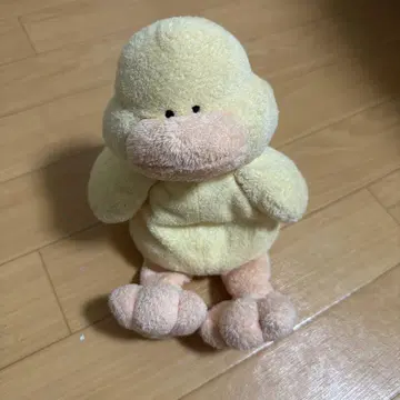 오리 Ty 봉제 인형 옐로우 컬러 24cm