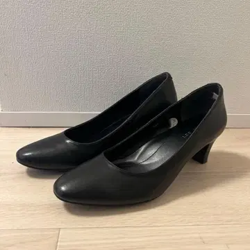 LES MUES Femme 블랙 펌프스 25.5cm 상자 없음