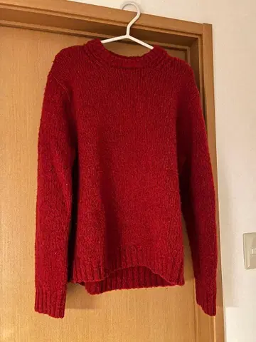 J.CREW 울 스웨터 M 레드