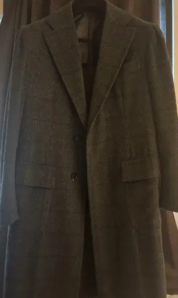 Alfonso sirica 비스포크 캐시미어 코트