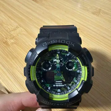 G-SHOCK GA-100LY 블랙/그린