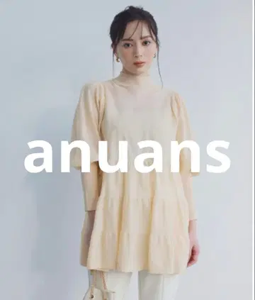 새상품급 anuans 긴팔 니트 FREE 코랄 여성용