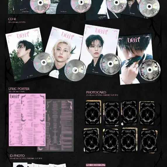 Bang Chan Changbin I.N) Stray Kids SKZ DO IT Accordion Buncheol