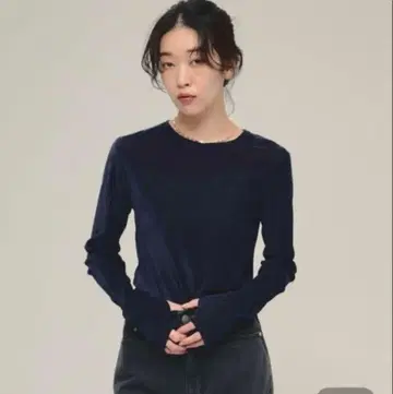 (JEANASIS) (eL) 쉬어 벨루어 풀오버