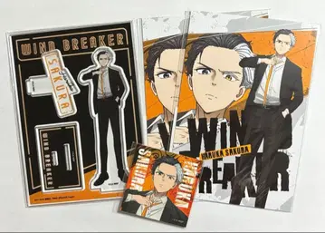 사쿠라 하루카 윈브레 아크릴 스탠드 엽서 묶음 판매 수트