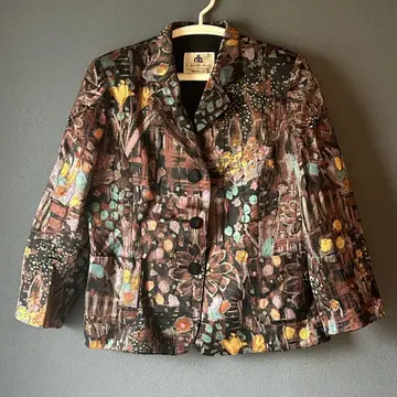 hb 에이치비 긴자 하나비시 꽃무늬 자켓 11 이탈리아제