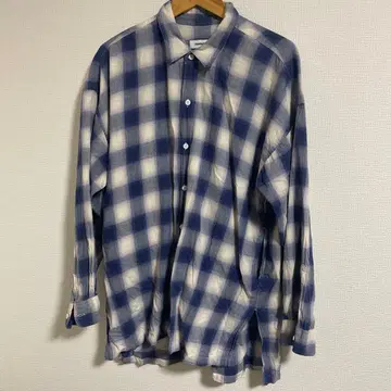 플란넬 셔츠 가을 구제 의류