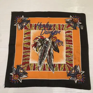 80s 할리 vintage 반다나 빈티지 USA 제조