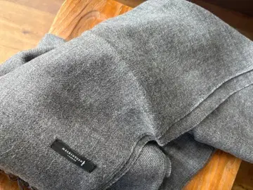 미사용 MACKINTOSH 그레이 프린지 머플러