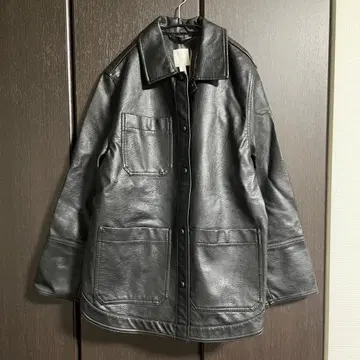 h&m 에코 가죽 자켓