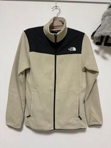 THE NORTH FACE 플리스 자켓 베이지/블랙